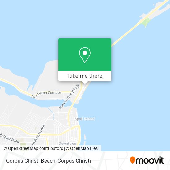 Corpus Christi Beach map