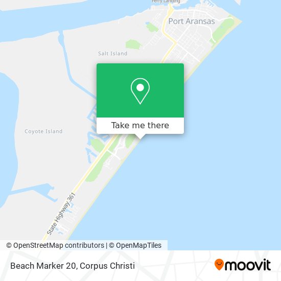 Beach Marker 20 map