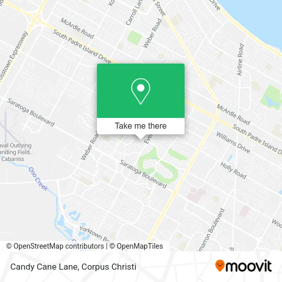 Mapa de Candy Cane Lane