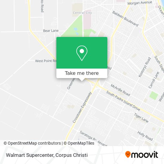 Mapa de Walmart Supercenter