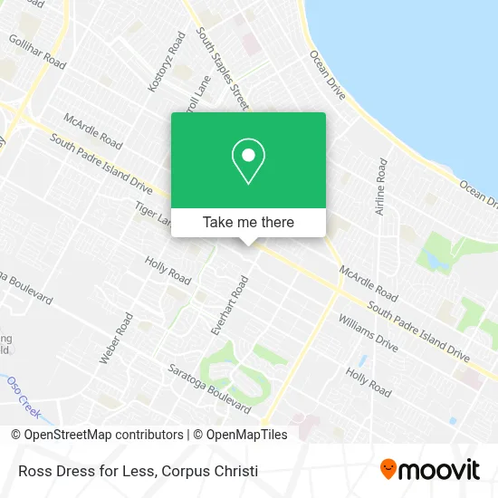 Ross Dress for Less map