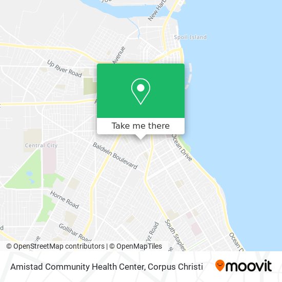 Mapa de Amistad Community Health Center