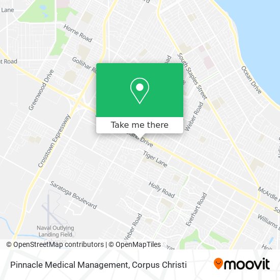 Mapa de Pinnacle Medical Management