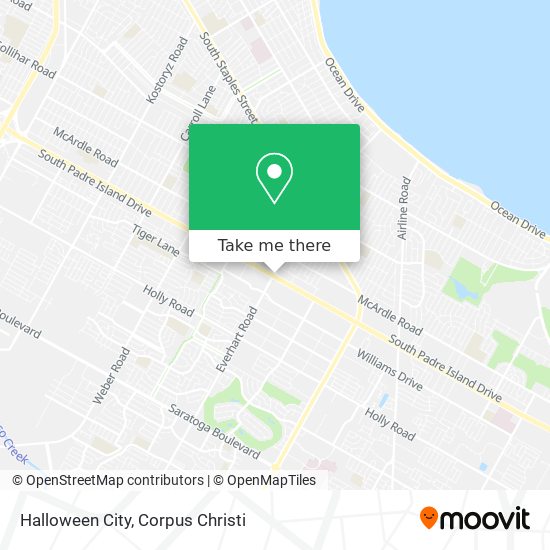 Halloween City map