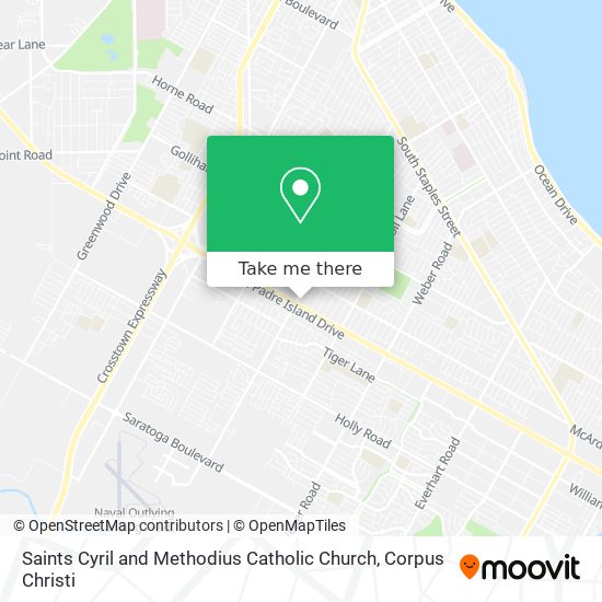 Saints Cyril and Methodius Catholic Church map