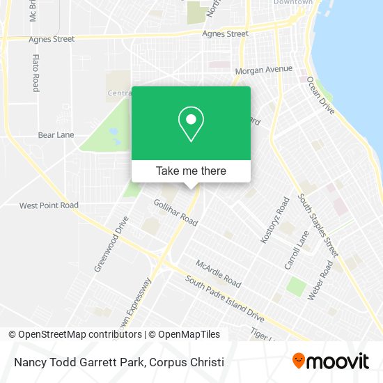 Nancy Todd Garrett Park map