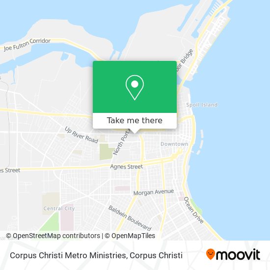 Corpus Christi Metro Ministries map