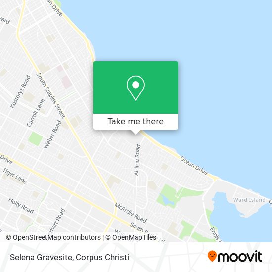 Mapa de Selena Gravesite