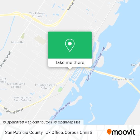 San Patricio County Tax Office map
