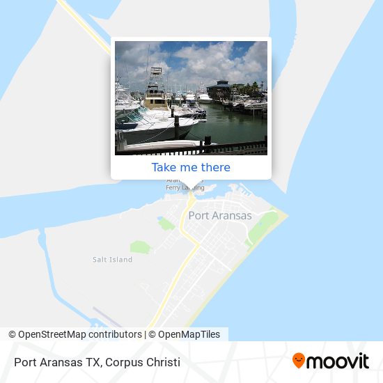 Mapa de Port Aransas TX