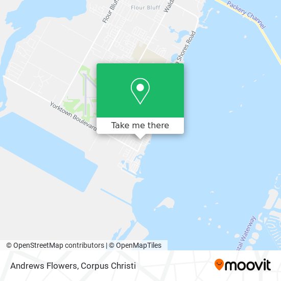 Andrews Flowers map
