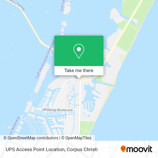 UPS Access Point Location map