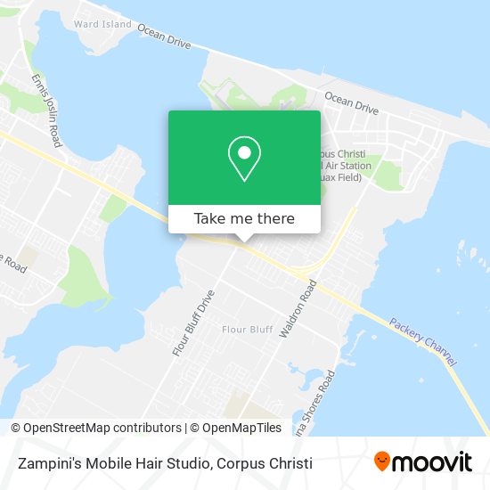 Zampini's Mobile Hair Studio map