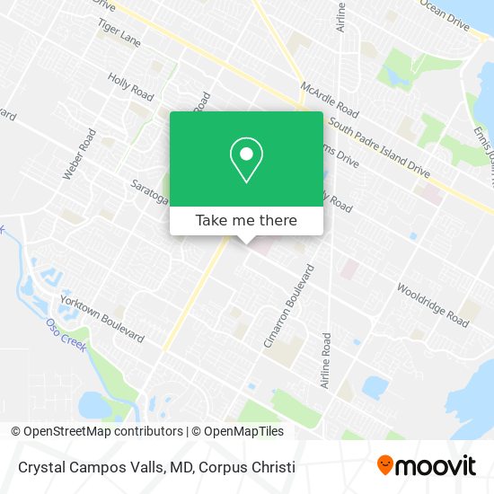 Crystal Campos Valls, MD map