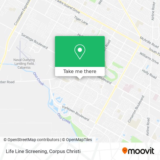 Mapa de Life Line Screening