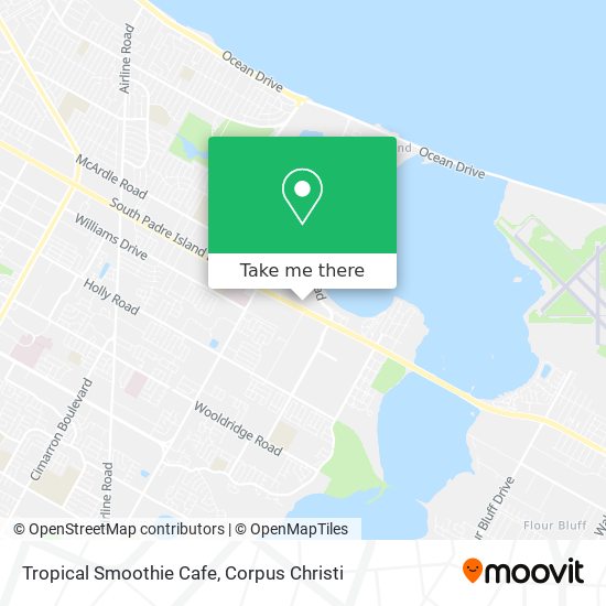 Tropical Smoothie Cafe map