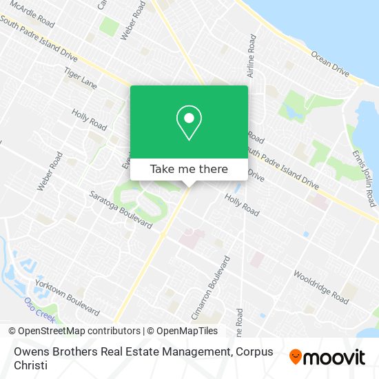 Owens Brothers Real Estate Management map