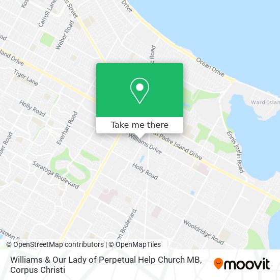 Mapa de Williams & Our Lady of Perpetual Help Church MB