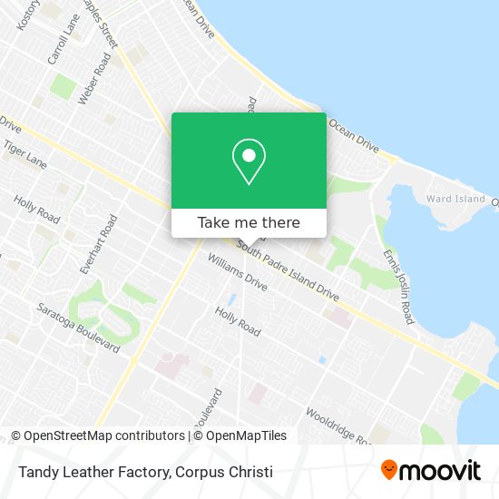 Tandy Leather Factory map