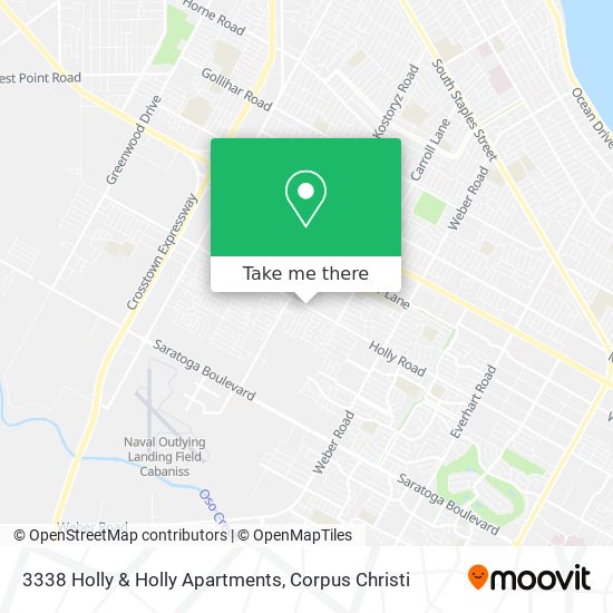 3338 Holly & Holly Apartments map