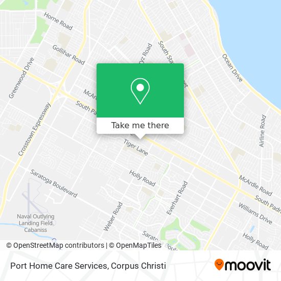 Port Home Care Services map