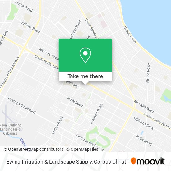 Ewing Irrigation & Landscape Supply map