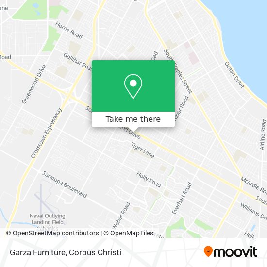 Garza Furniture map