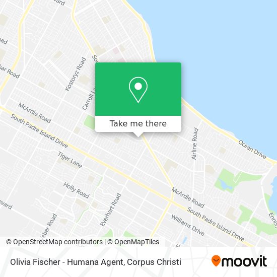 Olivia Fischer - Humana Agent map