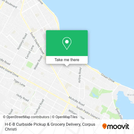 H-E-B Curbside Pickup & Grocery Delivery map