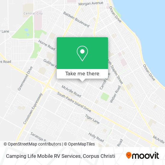 Camping Life Mobile RV Services map