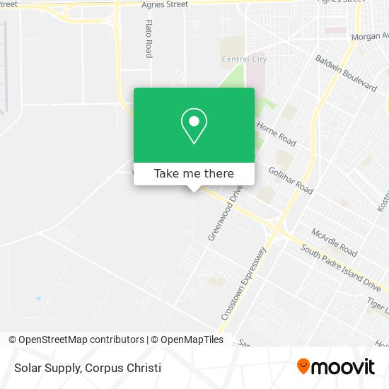 Solar Supply map
