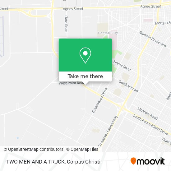 TWO MEN AND A TRUCK map