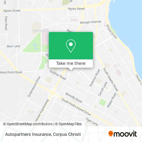 Autopartners Insurance map