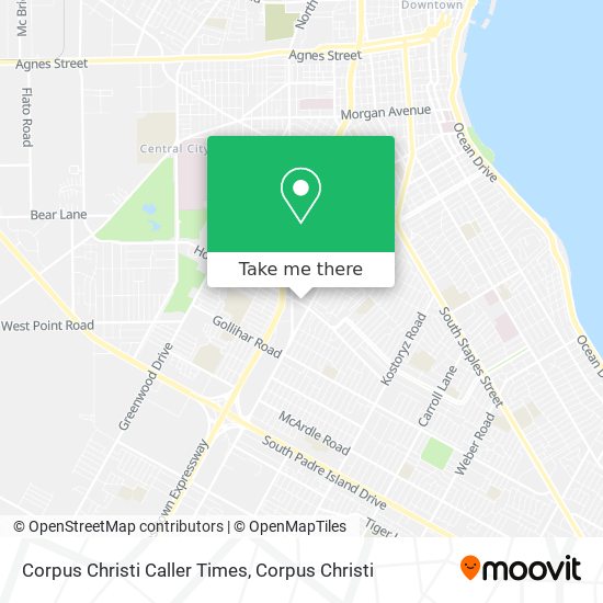 Corpus Christi Caller Times map