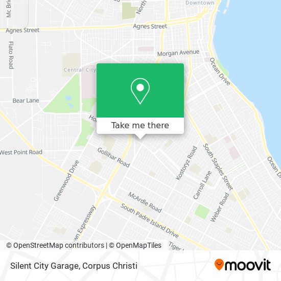 Silent City Garage map