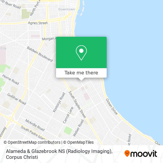 Alameda & Glazebrook NS (Radiology Imaging) map