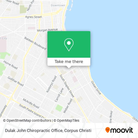 Dulak John Chiropractic Office map