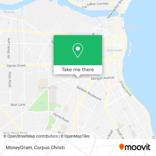 MoneyGram map