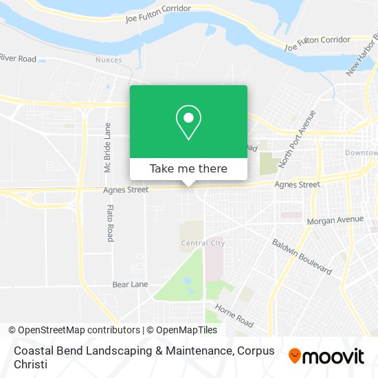 Coastal Bend Landscaping & Maintenance map