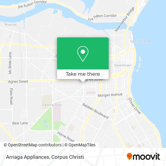Arriaga Appliances map