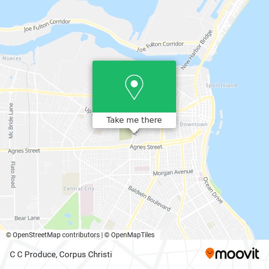 Mapa de C C Produce