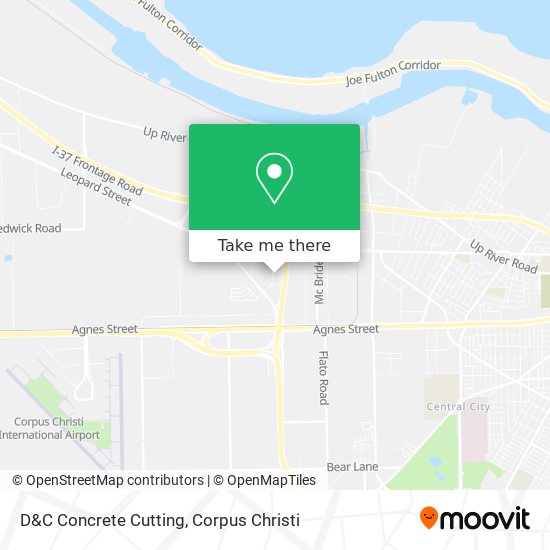 Mapa de D&C Concrete Cutting