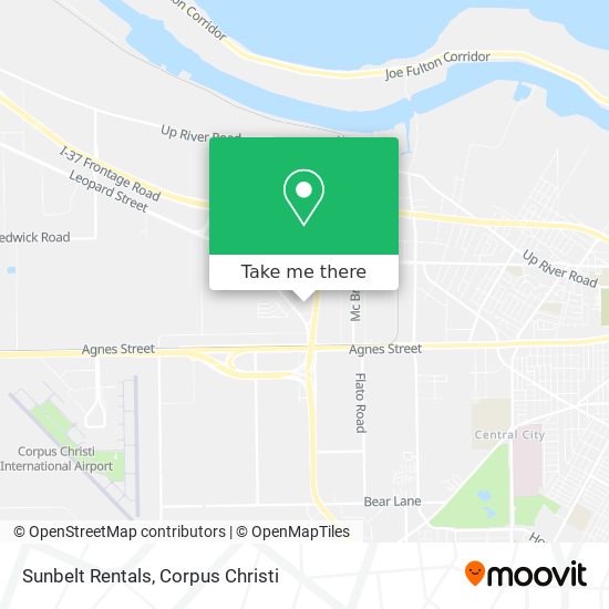 Sunbelt Rentals map