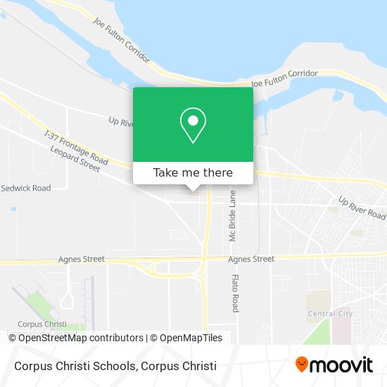 Corpus Christi Schools map