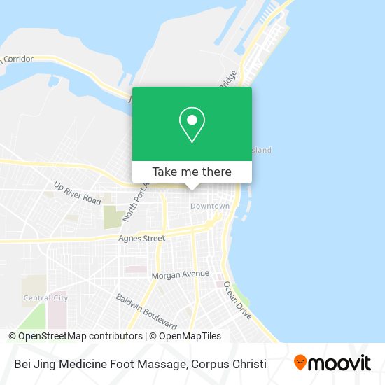 Bei Jing Medicine Foot Massage map