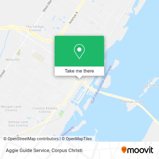 Aggie Guide Service map