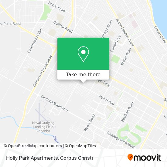 Mapa de Holly Park Apartments