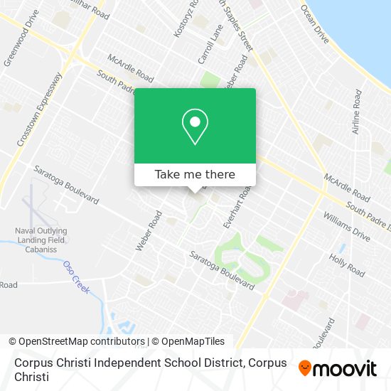 Corpus Christi Independent School District map