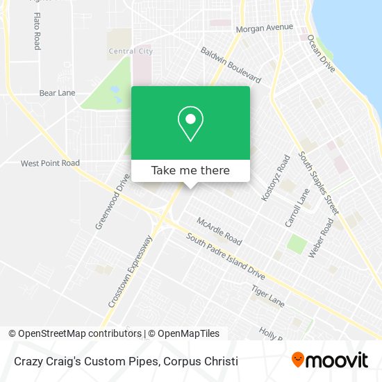 Mapa de Crazy Craig's Custom Pipes