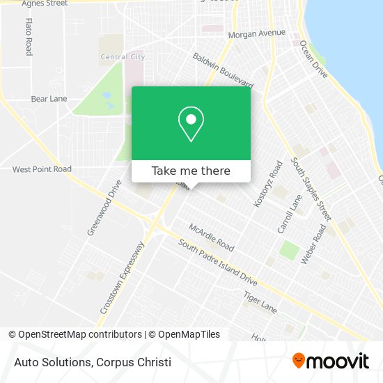 Auto Solutions map